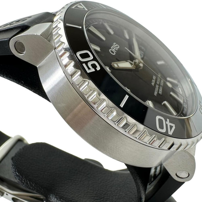 ORIS/オリス】 アクイス ビッグ デイデイト 腕時計 ステンレススチール 