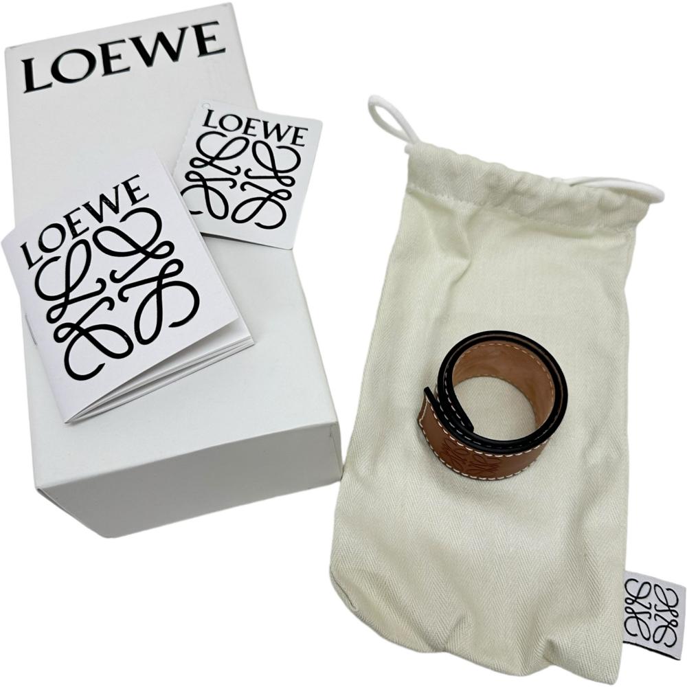 LOEWE/ロエベ】 ブレスレット スラップ スモール カーフ/レザー