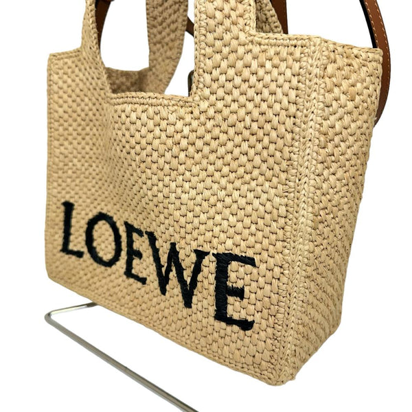 【LOEWE/ロエベ】 ロエベフォント　トート　スモール A685B59X03 ショルダーバッグ/ラフィア90%/レーヨン10% ナチュラル（ベージュ） レディース【中古】【真子質店】【GD】




【Ixxx】