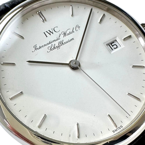 【IWC/インターナショナルウォッチカンパニー】 ポートフィノ IW333106 腕時計 ステンレススチール クオーツ ホワイト文字盤/黒革（社外製）/純正尾錠 メンズ
【中古】【真子質店】【GD】




【MiID】