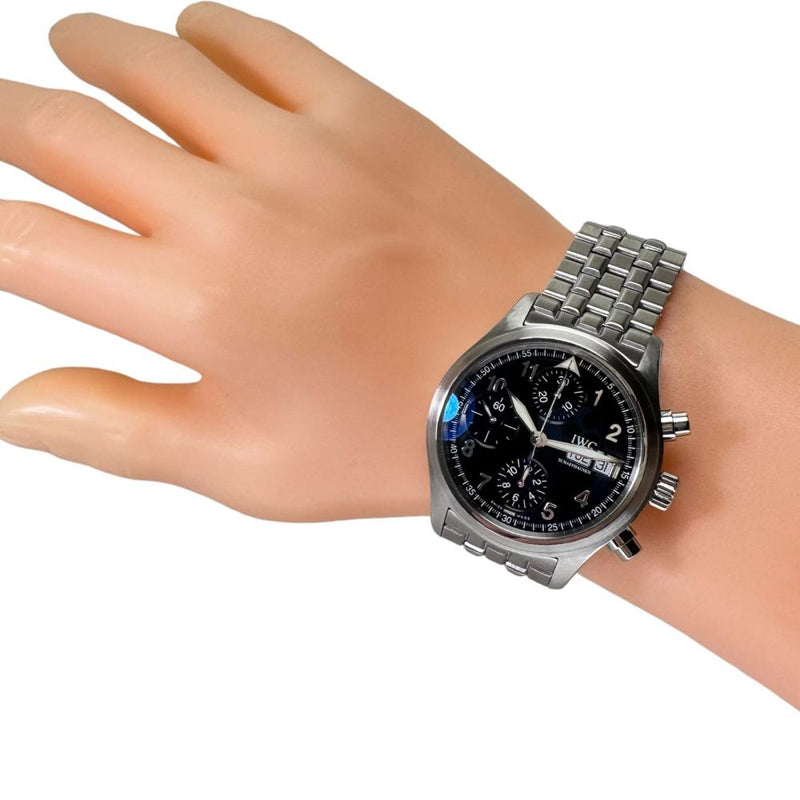 【IWC/インターナショナルウォッチカンパニー】 スピットファイア　デイデイト IW370618  腕時計 ステンレススチール 自動巻き/オートマ ブラック文字盤 メンズ
【中古】【真子質店】【BL】




【DIID】