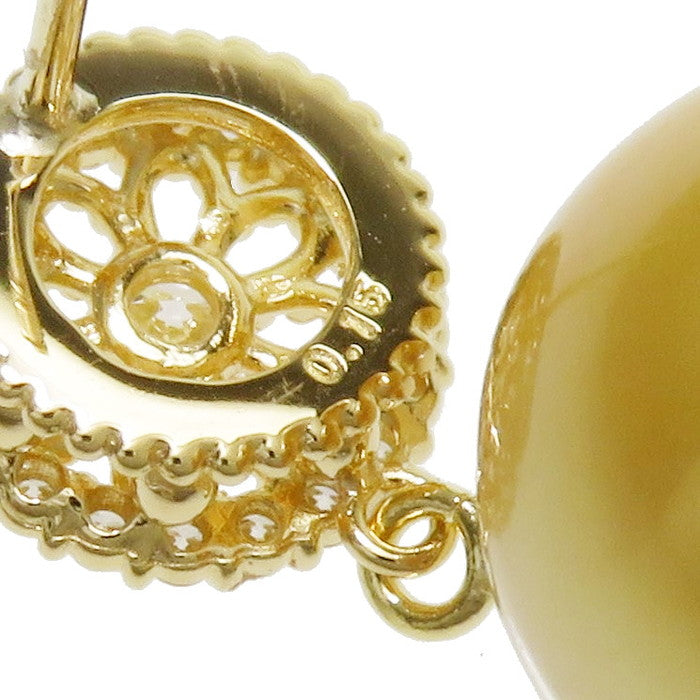 スタッド 白蝶真珠(ゴールデンパール) 約11.3～11.6mm程度 ダイヤモンド 計0.15×2ct ピアス K18ゴールド 18金 6.2g レディース
【中古】【真子質店】




【DDx】