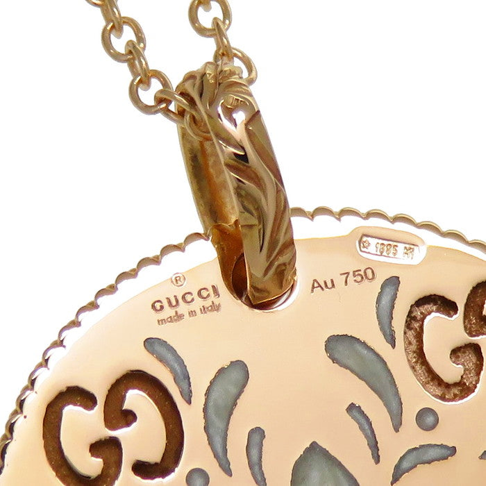 最終特価品【GUCCI/グッチ】 GG柄 花/フラワー リバーシブル ネックレス アイコンブルーム K18PGピンクゴールド 18金 7 – 真子質店  PawnShopMAKO