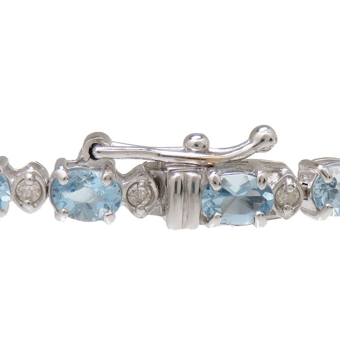 アクアマリン・ダイヤモンド リング PT – アクアマリン0.35CT