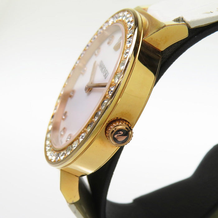 SWAROVSKI スワロフスキー シトラスフィア 腕時計 SWAROVSKI/スワロフスキー】 シトラスフィア 腕時計 GP/レザー