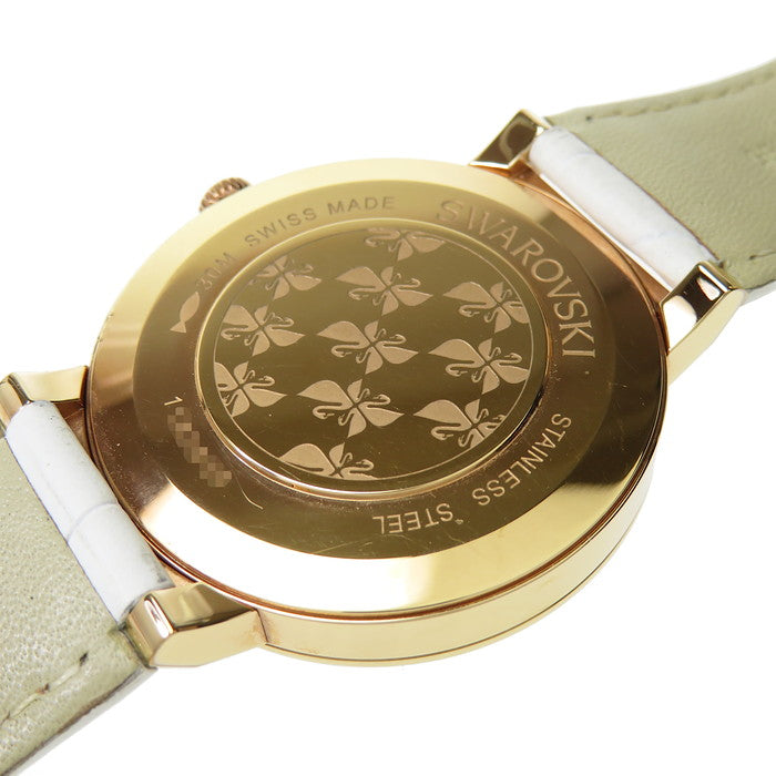 SWAROVSKI/スワロフスキー】 シトラスフィア 腕時計 GP/レザー 