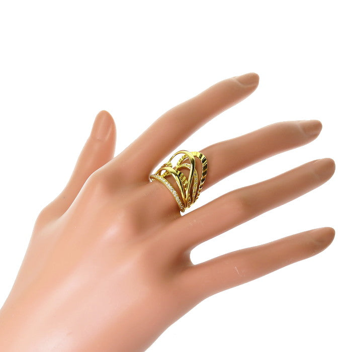 14号 透かしデザイン ダイヤモンド 計0.22ct リング・指輪 K18ゴールド 18金 6.4g レディース
【中古】【真子質店】




【MaTx】