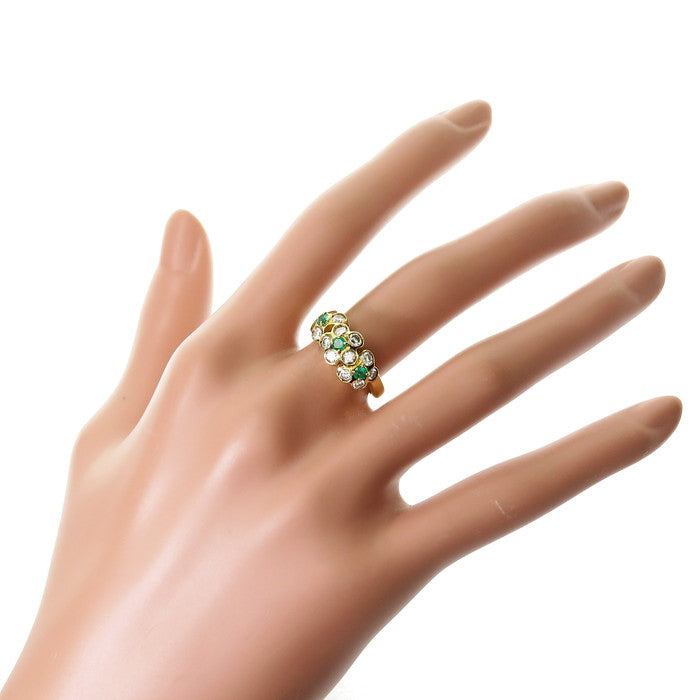 11号 フラワーモチーフ エメラルド 計0.22ct ダイヤモンド 計1.00ct リング・指輪 K18ゴールド 18金 5.5g レディース
【中古】【真子質店】




【DSMo】