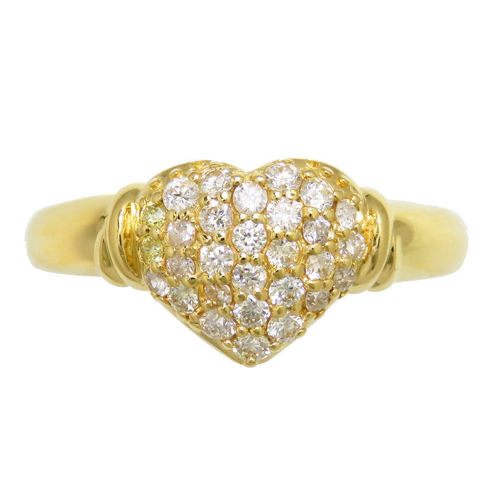 12号 ハートモチーフ パヴェデザイン ダイヤモンド 計0.30ct リング・指輪 K18ゴールド 18金 2.8g レディース
【中古】【真子質店】




【TTx】