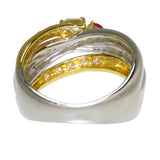 ★★最終特価品 15号 コンビカラー ルビー 0.19ct ダイヤモンド(中央) 0.30ct ダイヤモンド 計0.17ct リング・指輪 Pt900プラチナ/K18ゴールド 18金 10.8g レディース
【中古】【真子質店】




【YTK】