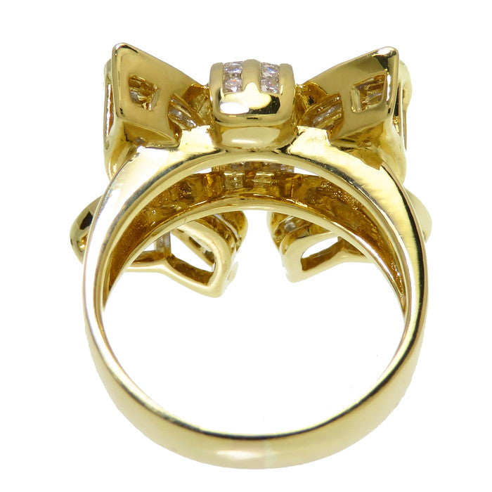 13号【Ponte Vecchio/ポンテヴェキオ】 リボン ダイヤモンド 計1.16ct 