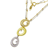 ★★最終特価品 3連サークル 2連チェーン コンビ 一部艶消し ダイヤモンド 計0.50ct ネックレス K18YGイエローゴールド 18金/K18WGホワイトゴールド 18金 12.8g 43cm レディース
【中古】【真子質店】




【MixMa】