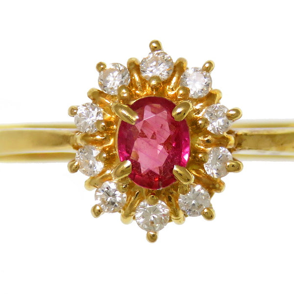 11.5号 ルビー 0.20ct ダイヤモンド 計0.10ct リング・指輪 K18ゴールド 18金 1.3g レディース
【中古】【真子質店】




【MiMi】