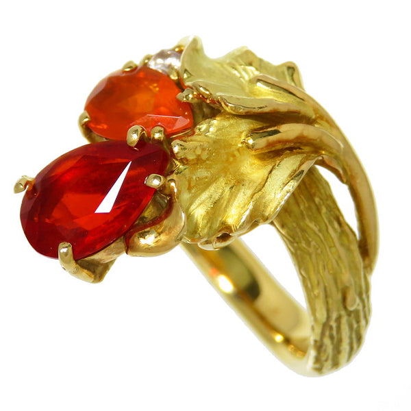 13号 植物モチーフ ファイヤーオパール 0.91/0.35ct ダイヤモンド 0.05ct リング・指輪 K18ゴールド 18金 9.2g レディース
【中古】【真子質店】




【DSMo】