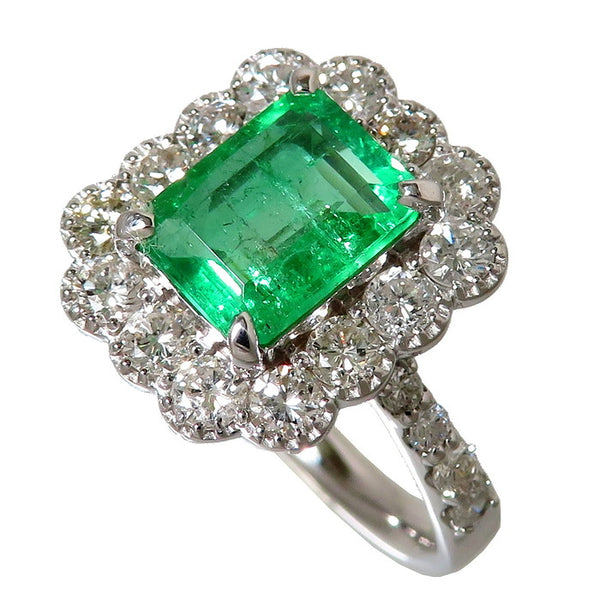 13.5号 エメラルド 1.416ct ダイヤモンド 計1.05ct リング・指輪 K18WGホワイトゴールド 18金 4.5g レディース
【中古】【真子質店】




【KKx】