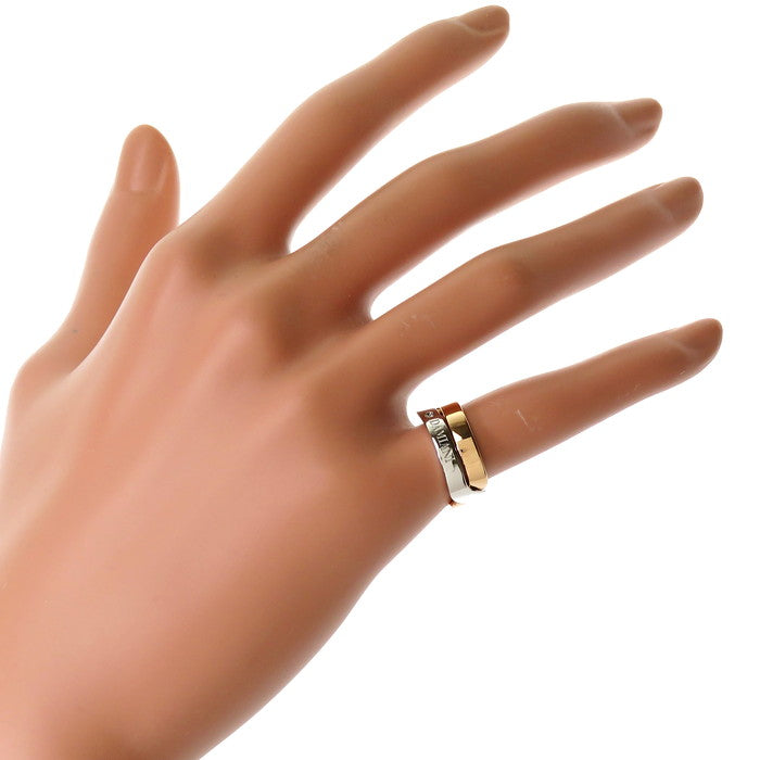 8.5号【Damiani/ダミアーニ】 2連 ダイヤモンド リング・指輪 バーチ