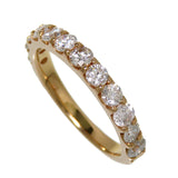 11.5号 ハーフサークル/ハーフエタニティ ダイヤモンド(推定平均G-SIクラス) 計1.00ct リング・指輪 K18ゴールド 18金 3.1g レディース
【中古】【真子質店】




【TMax】