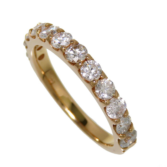 11.5号 ハーフサークル/ハーフエタニティ ダイヤモンド(推定平均G-SIクラス) 計1.00ct リング・指輪 K18ゴールド 18金 3.1g レディース
【中古】【真子質店】




【TMax】