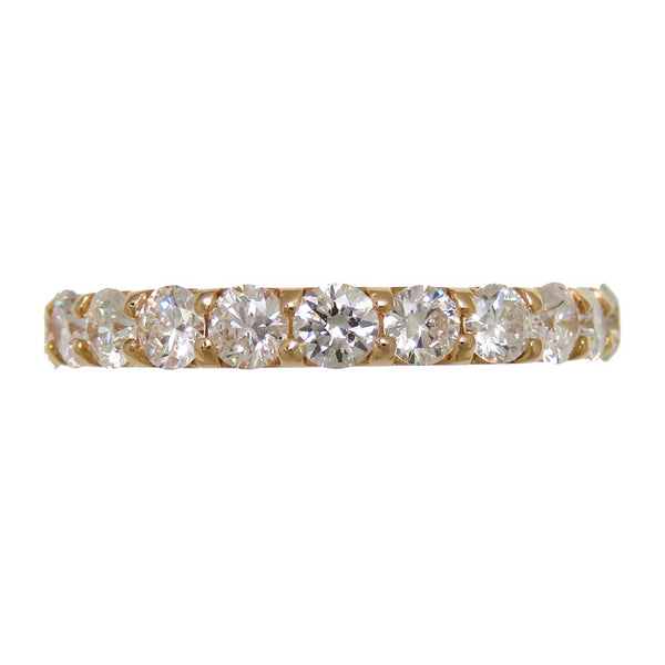 11.5号 ハーフサークル/ハーフエタニティ ダイヤモンド(推定平均G-SIクラス) 計1.00ct リング・指輪 K18ゴールド 18金 3.1g レディース
【中古】【真子質店】




【TMax】