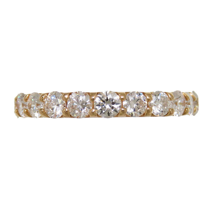 11.5号 ハーフサークル/ハーフエタニティ ダイヤモンド(推定平均G-SIクラス) 計1.00ct リング・指輪 K18ゴールド 18金 3.1g レディース
【中古】【真子質店】




【TMax】