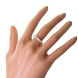 11.5号 ハーフサークル/ハーフエタニティ ダイヤモンド(推定平均G-SIクラス) 計1.00ct リング・指輪 K18ゴールド 18金 3.1g レディース
【中古】【真子質店】




【TMax】