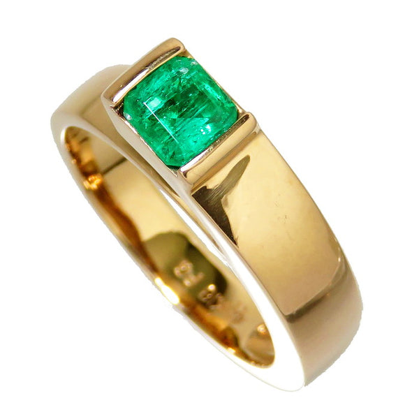 13号 エステール 一粒ジュエリー エメラルド 0.45ct リング