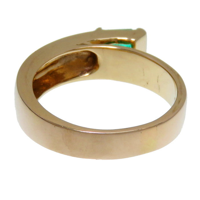 13号 エステール 一粒ジュエリー エメラルド 0.45ct リング