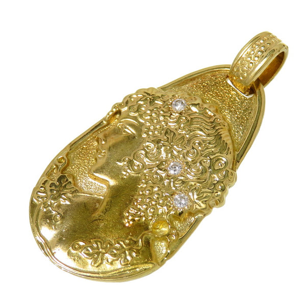★★最終特価品 女性像 横顔 ダイヤモンド 計0.06ct ペンダントトップ K18ゴールド 18金 6.8g レディース
【中古】【真子質店】




【MaKD】