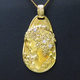 ★★最終特価品 女性像 横顔 ダイヤモンド 計0.06ct ペンダントトップ K18ゴールド 18金 6.8g レディース
【中古】【真子質店】




【MaKD】