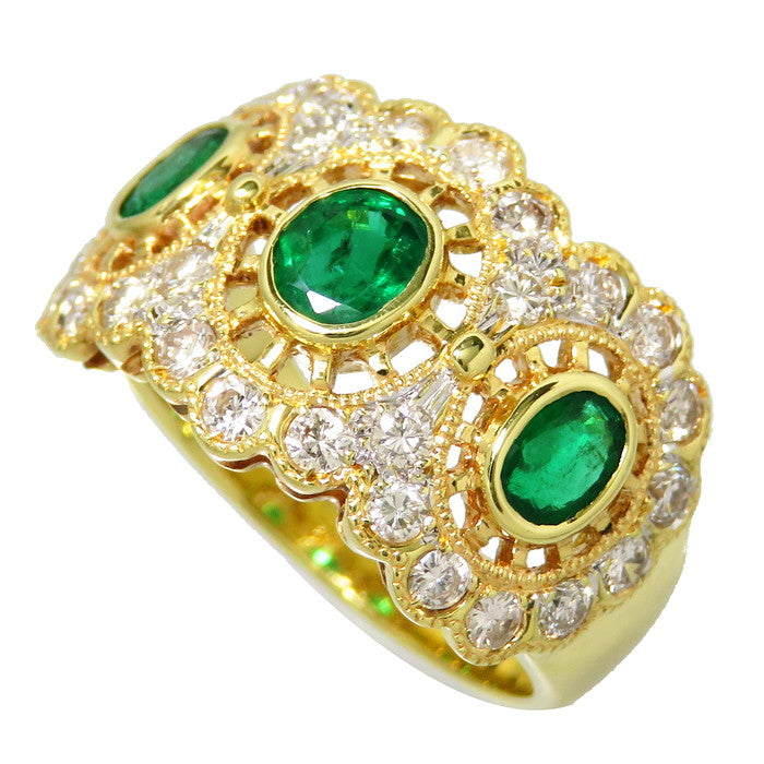 12号 エメラルド 計0.92ct ダイヤモンド 計0.72ct リング・指輪 K18ゴールド 18金 7.7g レディース
【中古】【真子質店】




【MoIK】