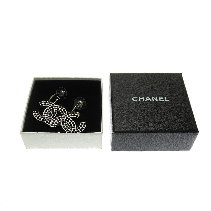 CHANEL/シャネル】 ココマーク パンチング ピアス メタル 17.2g