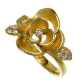 11.5号 花/フラワー/薔薇/バラモチーフ かわいいのにエレガント ダイヤモンド 計0.12ct リング・指輪 K18ゴールド 18金 3.2g レディース
【中古】【真子質店】




【TTx】