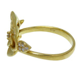 11.5号 花/フラワー/薔薇/バラモチーフ かわいいのにエレガント ダイヤモンド 計0.12ct リング・指輪 K18ゴールド 18金 3.2g レディース
【中古】【真子質店】




【TTx】