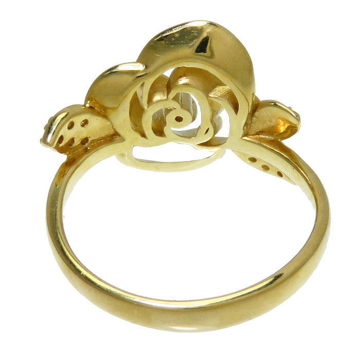 11.5号 花/フラワー/薔薇/バラモチーフ かわいいのにエレガント ダイヤモンド 計0.12ct リング・指輪 K18ゴールド 18金 3.2g レディース
【中古】【真子質店】




【TTx】