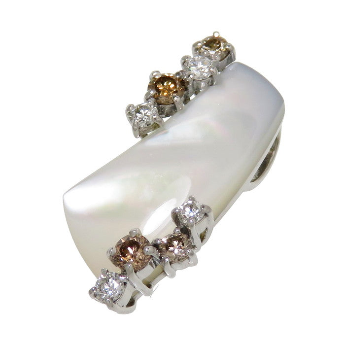 ★★最終特価品 ホワイトシェル ダイヤモンド(ブラウン含む) 計0.28/計0.16ct ペンダントトップ K18WGホワイトゴールド 18金 4.2g レディース
【中古】【真子質店】




【IIx】