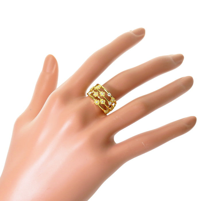 13.5号 小花/フラワーモチーフ ダイヤモンド 計0.22ct リング・指輪 K18ゴールド 18金 5.1g レディース
【中古】【真子質店】




【MaxMi】