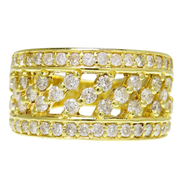 11号 幅広 透かしデザイン ダイヤモンド 計1.00ct リング・指輪 K18ゴールド 18金 6.8g レディース
【中古】【真子質店】




【MoxY】