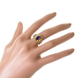 12号 コンビ アメジスト ダイヤモンド 計0.03ct リング・指輪 K18ゴールド 18金/Pt900プラチナ 4.9g レディース
【中古】【真子質店】




【TYD】