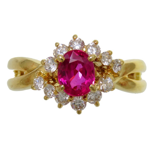 ★★最終特価品 9.5号 ルビー 0.69ct ダイヤモンド 計0.35ct リング・指輪 K18ゴールド 18金 4.6g レディース
【中古】【真子質店】




【DTS】