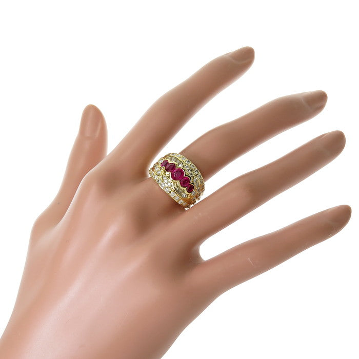 12.5号 ルビー 計1.31ct ダイヤモンド 計1.46ct リング・指輪 K18ゴールド 18金 11.8g レディース
【中古】【真子質店】




【SIMa】