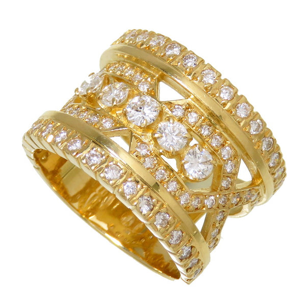 12号 幅広 ダイヤモンド 計1.10ct リング・指輪 K18ゴールド 18金 10.7g レディース
【中古】【真子質店】




【MiYS】