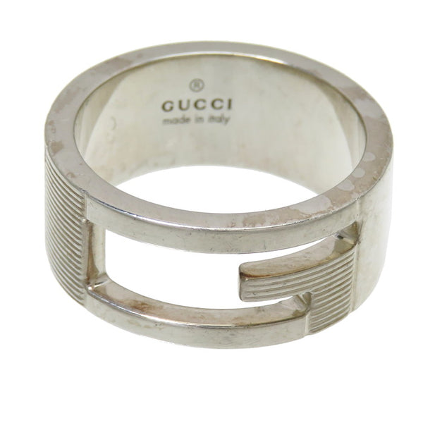 ★★最終特価品 10.5号【GUCCI/グッチ】 Gロゴ 幅広 リング・指輪/AG925シルバー 7.1g 11 ユニセックス
【中古】【真子質店】【BL】




【IIx】