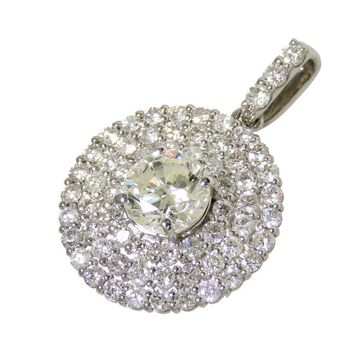 ダイヤモンド(中央/推定K-I1-Pr-SB) 1.042ct ダイヤモンド(メレ) 計1.00ct ペンダントトップ Pt950プラチナ 3.3g レディース
【中古】【真子質店】




【ITIx】