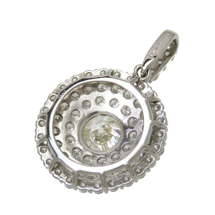ダイヤモンド(中央/推定K-I1-Pr-SB) 1.042ct ダイヤモンド(メレ) 計1.00ct ペンダントトップ Pt950プラチナ 3.3g レディース
【中古】【真子質店】




【ITIx】