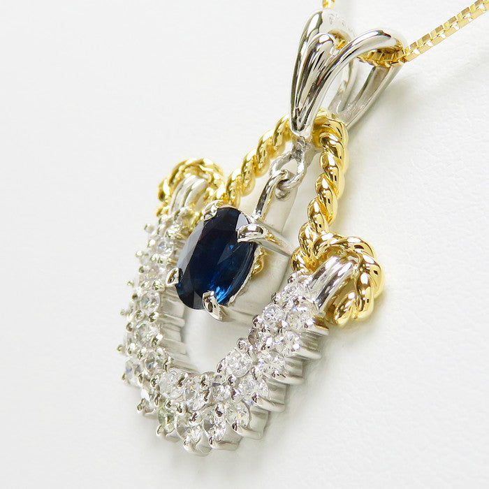 ★★最終特価品 コンビカラー サファイア 0.81ct ダイヤモンド 計0.66ct ネックレス K18ゴールド 18金/Pt900プラチナ 8.2g 45cm レディース
【中古】【真子質店】




【MoMaS】