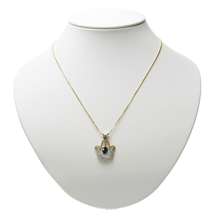 ★★最終特価品 コンビカラー サファイア 0.81ct ダイヤモンド 計0.66ct ネックレス K18ゴールド 18金/Pt900プラチナ 8.2g 45cm レディース
【中古】【真子質店】




【MoMaS】