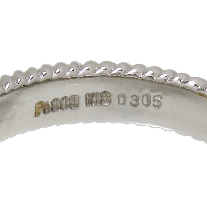 12.5号 コンビカラー ダイヤモンド(中央/推定H-SIクラス) 0.305ct ダイヤモンド 計0.16ct リング・指輪 Pt900プラチナ/K18ゴールド 18金 5.7g レディース
【中古】【真子質店】




【DMiD】
