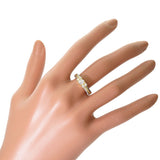 12.5号 コンビカラー ダイヤモンド(中央/推定H-SIクラス) 0.305ct ダイヤモンド 計0.16ct リング・指輪 Pt900プラチナ/K18ゴールド 18金 5.7g レディース
【中古】【真子質店】




【DMiD】