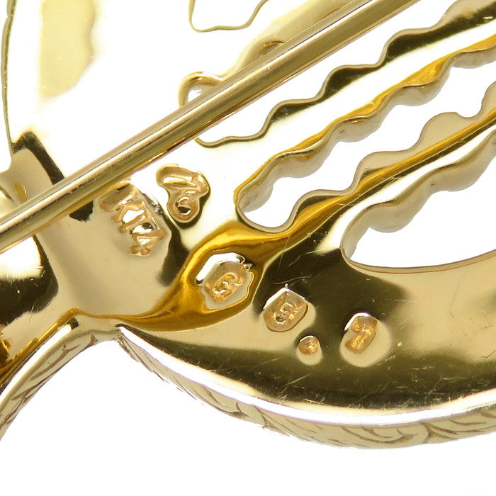 ハープ 弦楽器 竪琴 ガーネット 計5.1ct アコヤ真珠(ベビーパール) ブローチ K14ゴールド 14金 6.8g レディース
【中古】【真子質店】




【TYD】