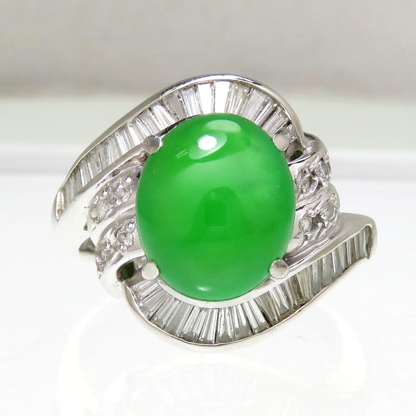11.5号 翡翠 3.83ct ダイヤモンド 計0.6ct リング・指輪 Pt900プラチナ 7.0g レディース
【中古】【真子質店】




【IxxI】